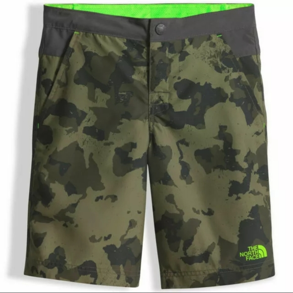 The North Face Swim | The North Face Camouflage Boys Water Shorts | Color: Green | Size: lb | Cotanan's Closet